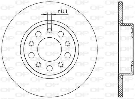 OPEN PARTS Jarrulevy BDR2559.10